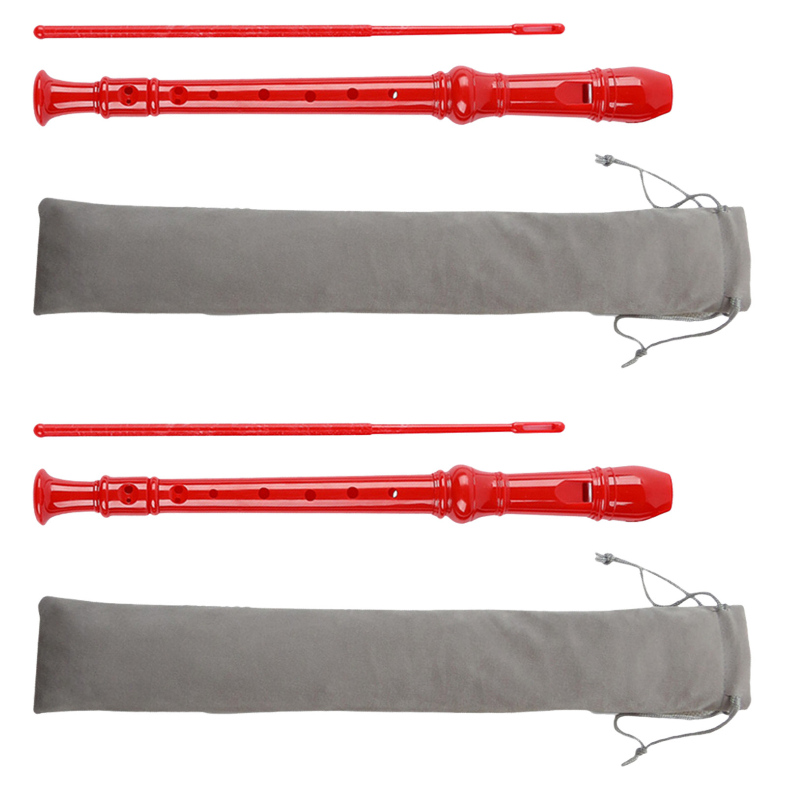 Soprano Recorder Plastic - 2Sets Soprano Recorder for Music -Hole