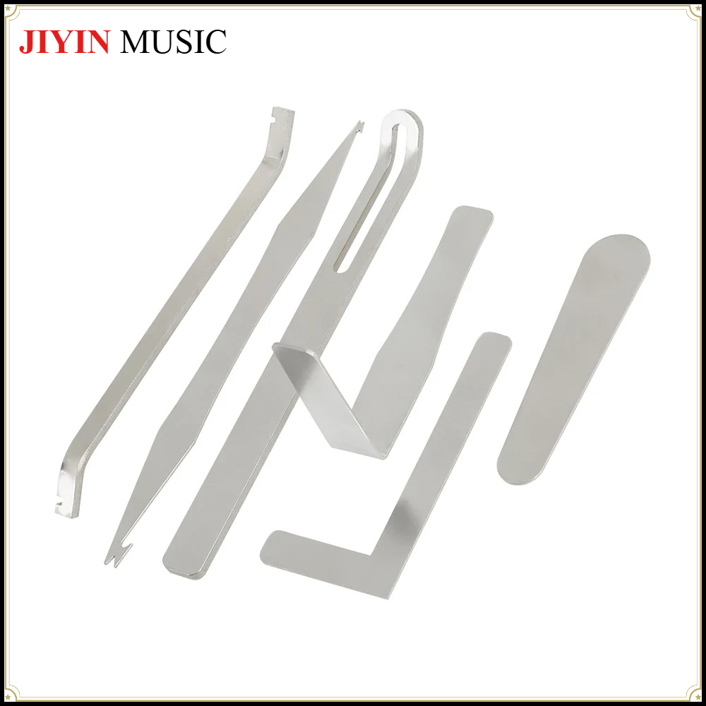 Musical Instrument Piccolo - 6Pcs Saxophone Repair Tools Silver Stainless