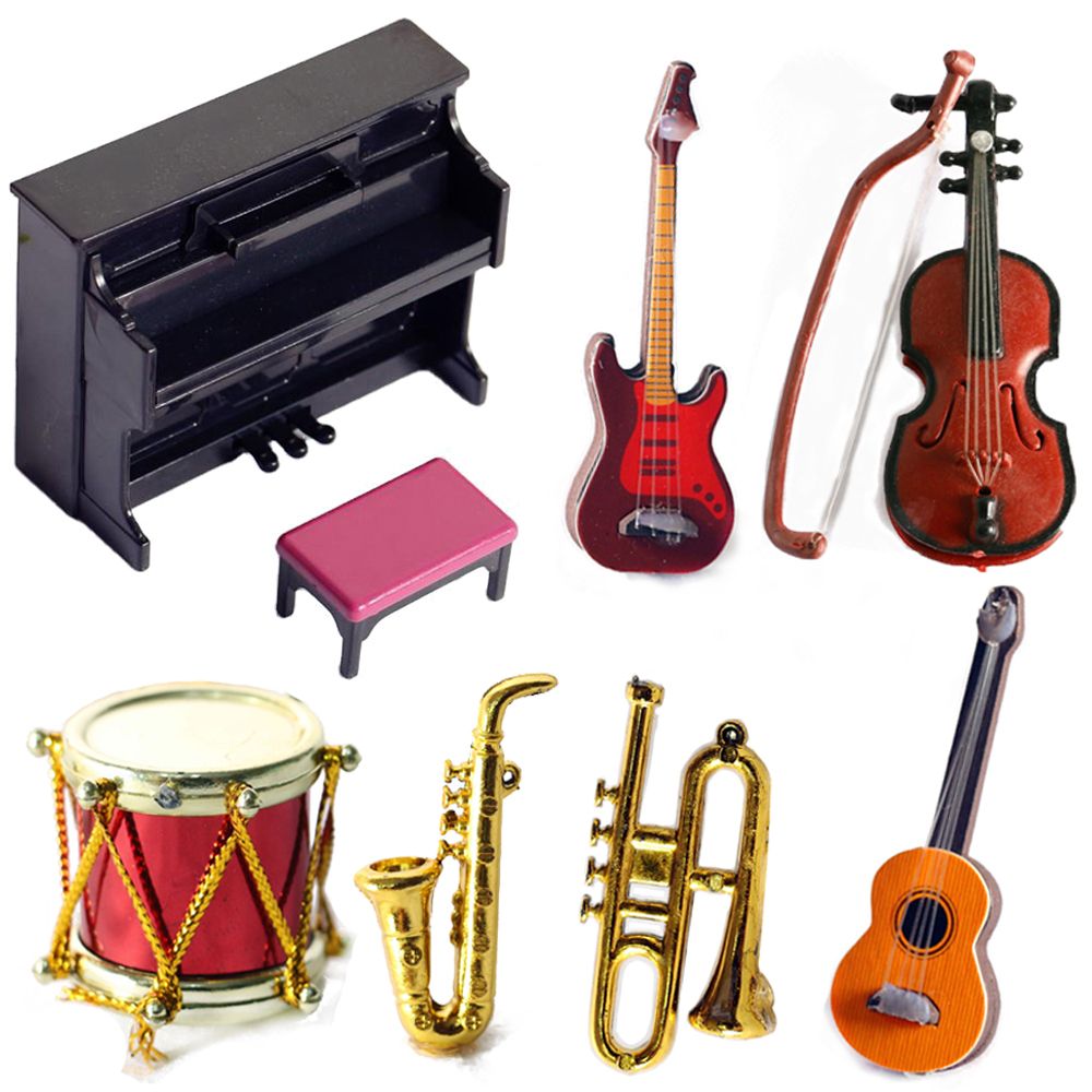 Musical Instrument Organ - Miniature Doll Musical Instruments 1/12 Scale