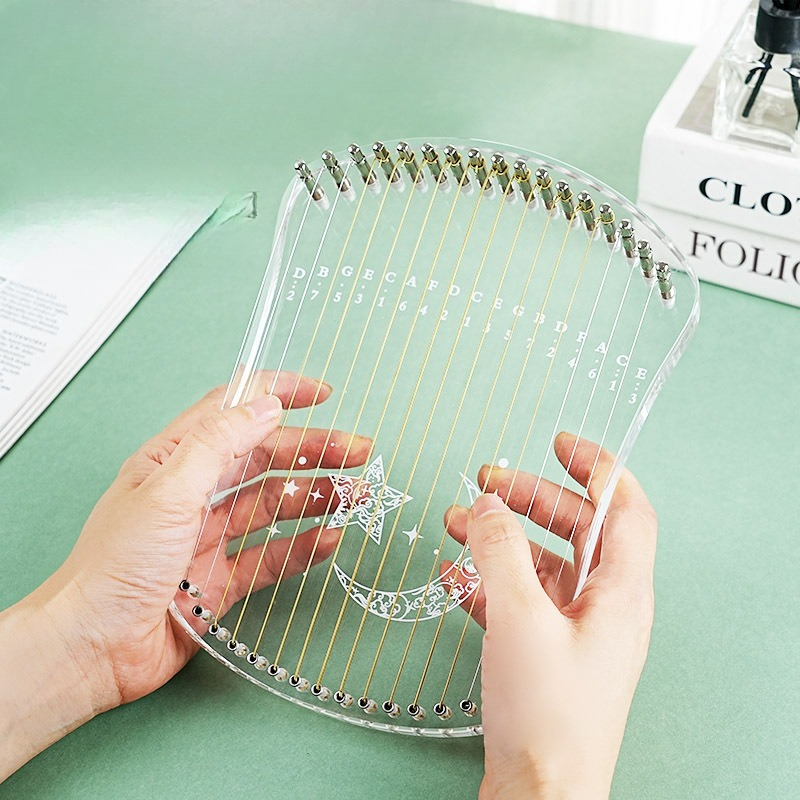 Musical Instrument Of Keyboard - 17 String Kalimba Sound Healing Beginners