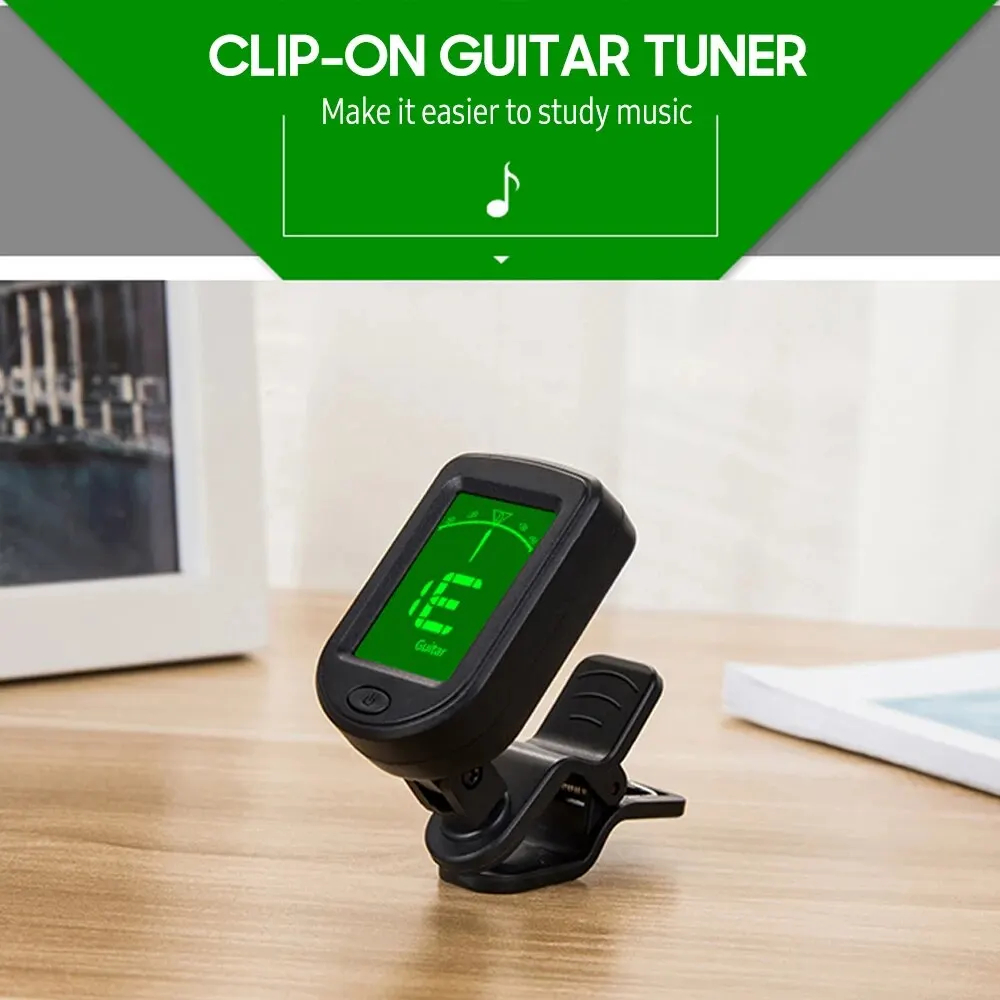 Musical Instrument Organ - T-02 Guitar Tuner Clip-on Chromatic Digital
