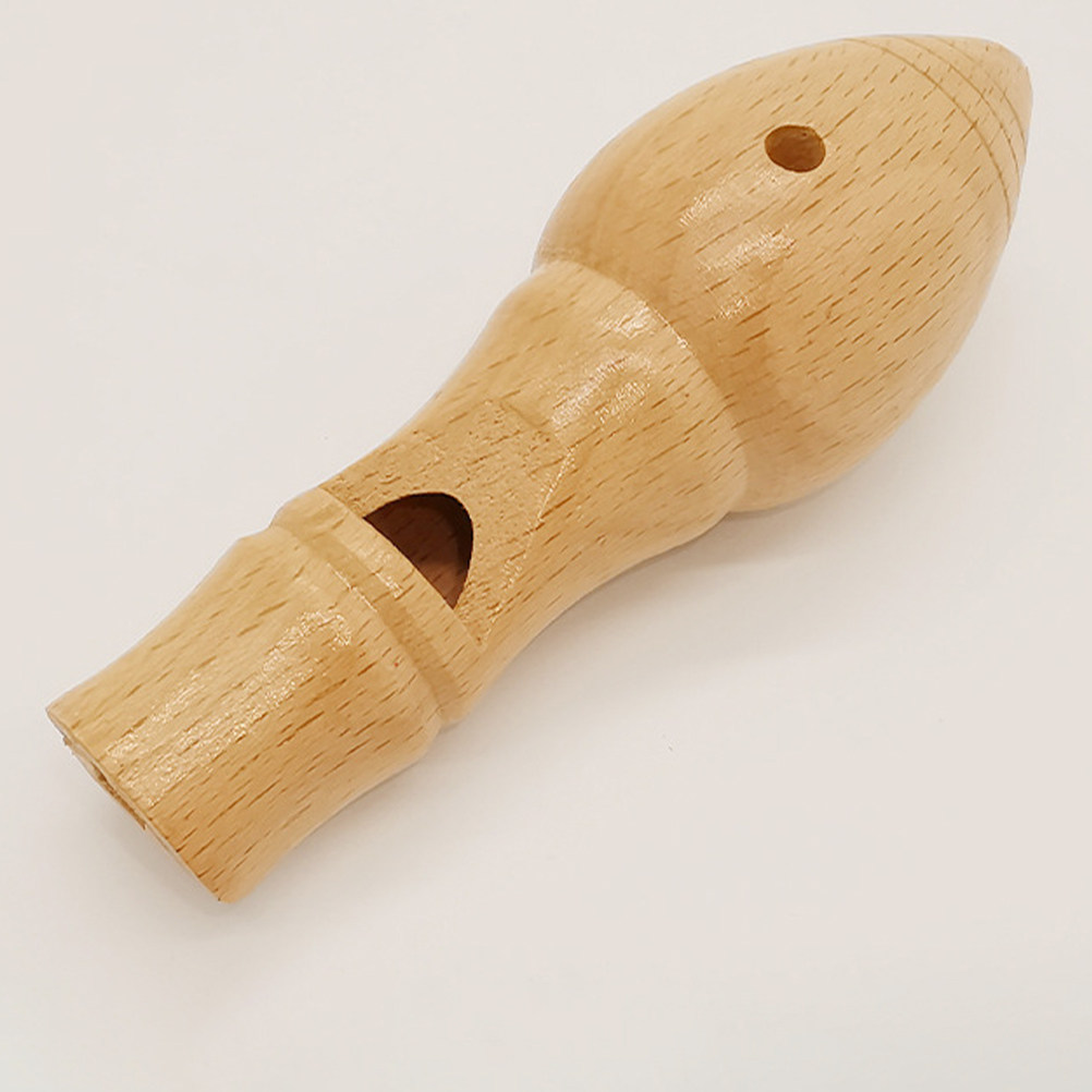 Song With Musical Instrument - Wooden Bird Caller Whistle Small Lightweight