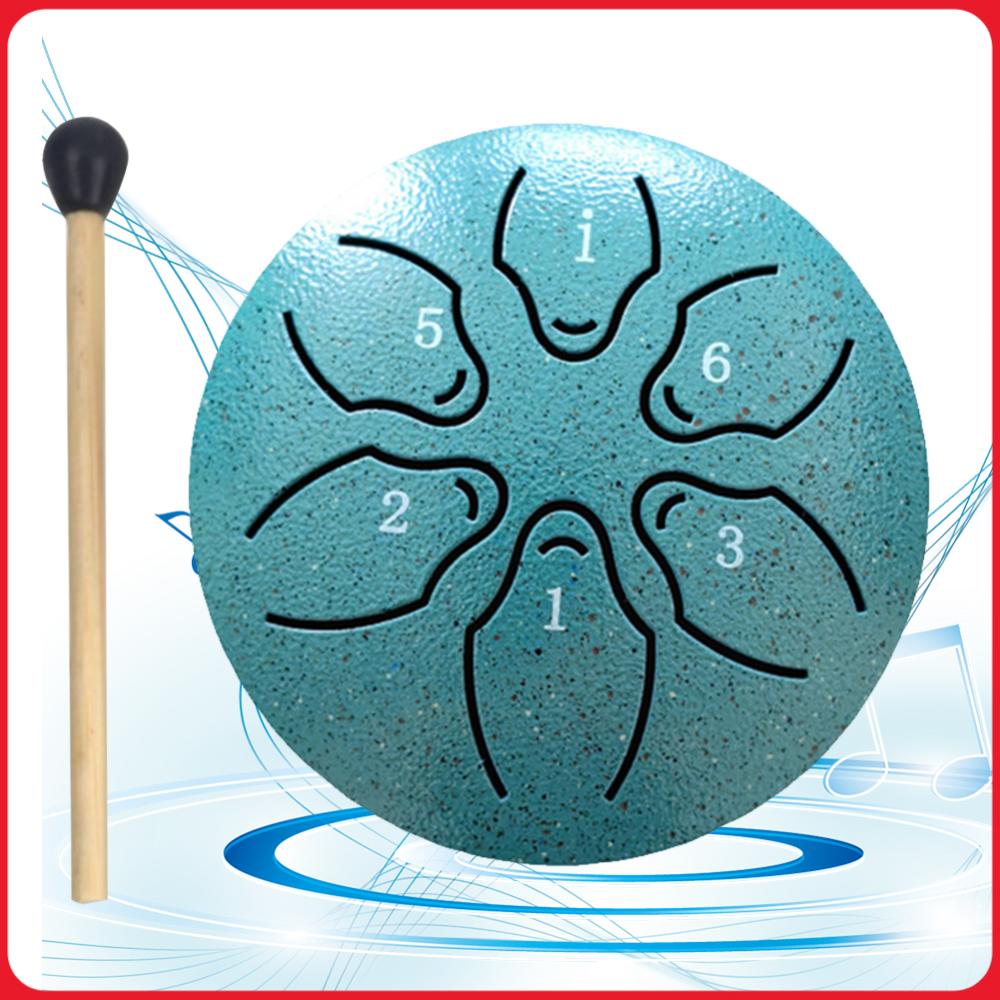 Tongue Drum Steel - 3 Inches 6 Notes Rain Drum
