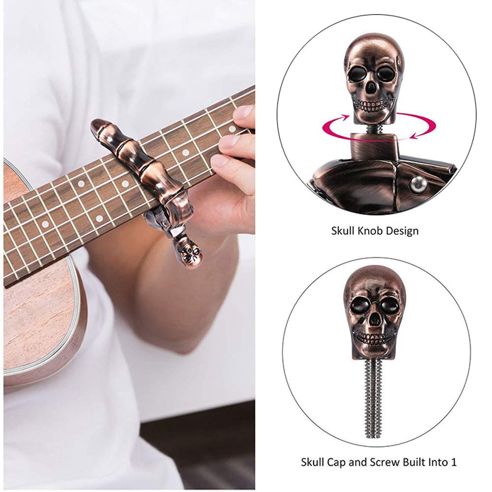 Guitar Capo Skull Capo for Aco - Musical Instrument Organ recension och pris