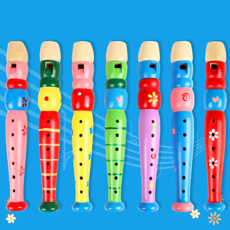 Hot Colorful Wooden Flute Musi - Musical Instrument Harmonium recension och pris