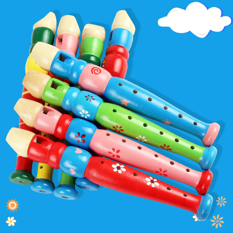 Hot Colorful Wooden Flute Musi - Musical Instrument Harmonium recension och pris