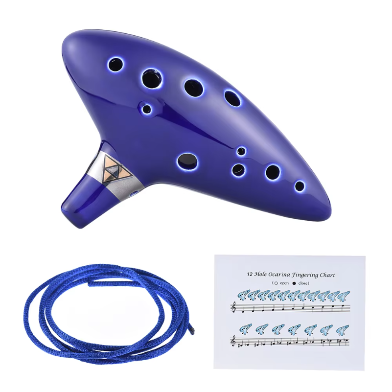 12 Hole Ocarina Ceramic Alto C - Song With Musical Instrument recension och pris