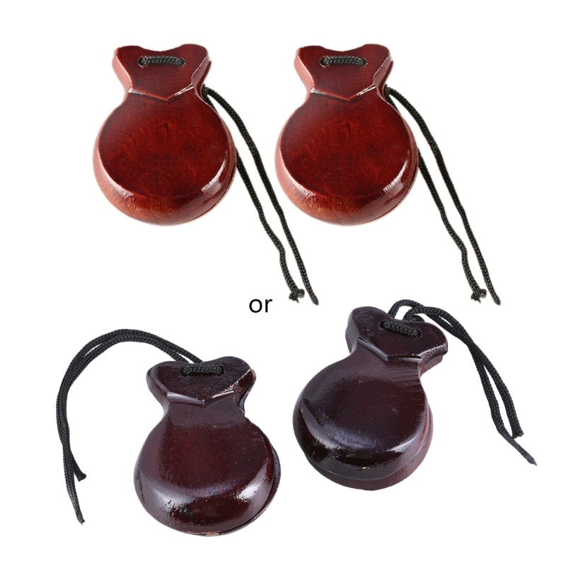 2 Pcs Wood Spanish Castanets F - Castanet Flamenco recension och pris
