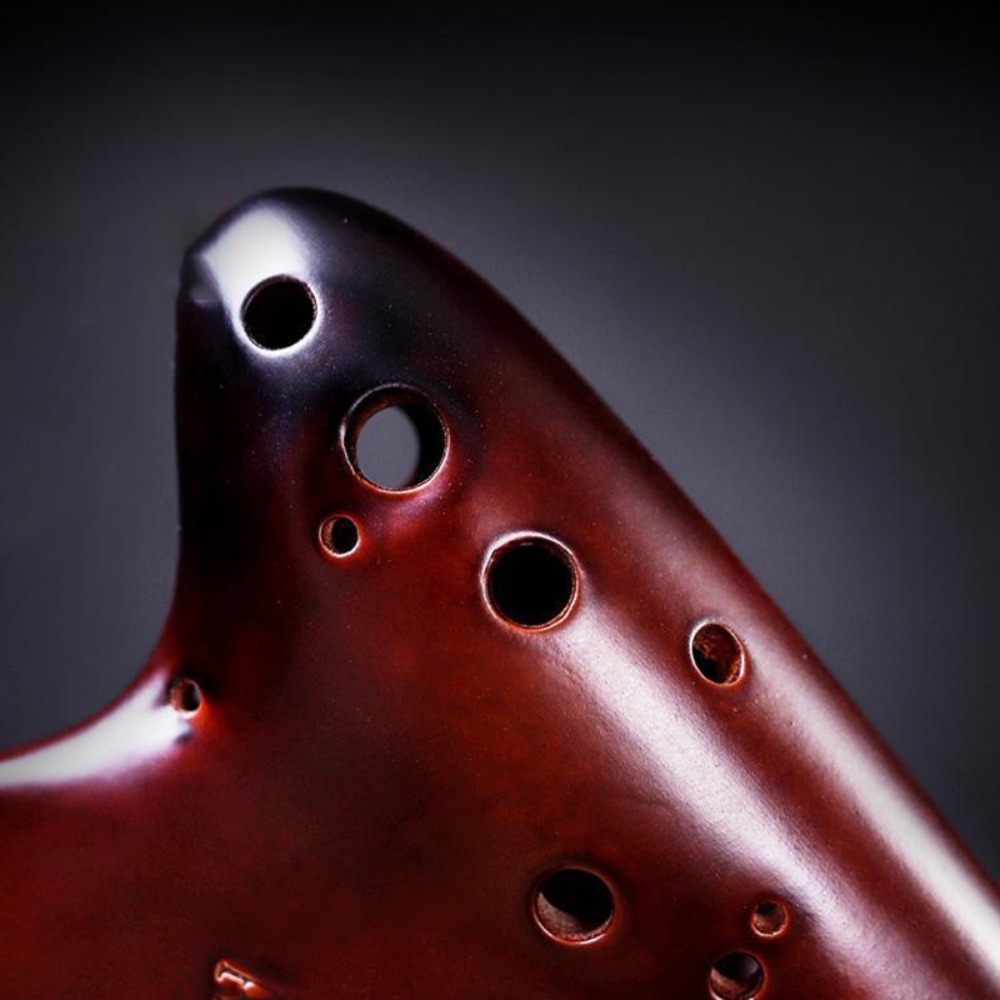 Ceramic Ocarinas 16 Holes Alto - Musical Instrument Harmonium recension och pris