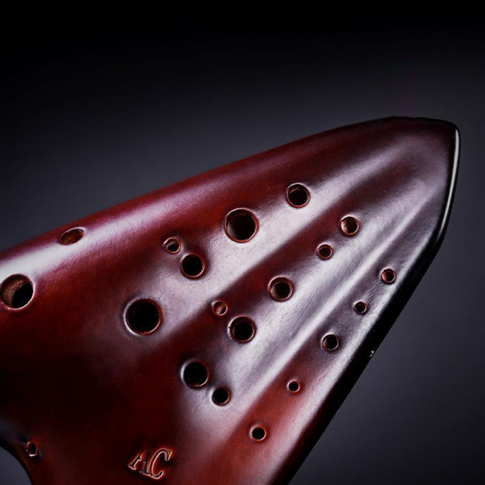 Ceramic Ocarinas 16 Holes Alto - Musical Instrument Harmonium recension och pris