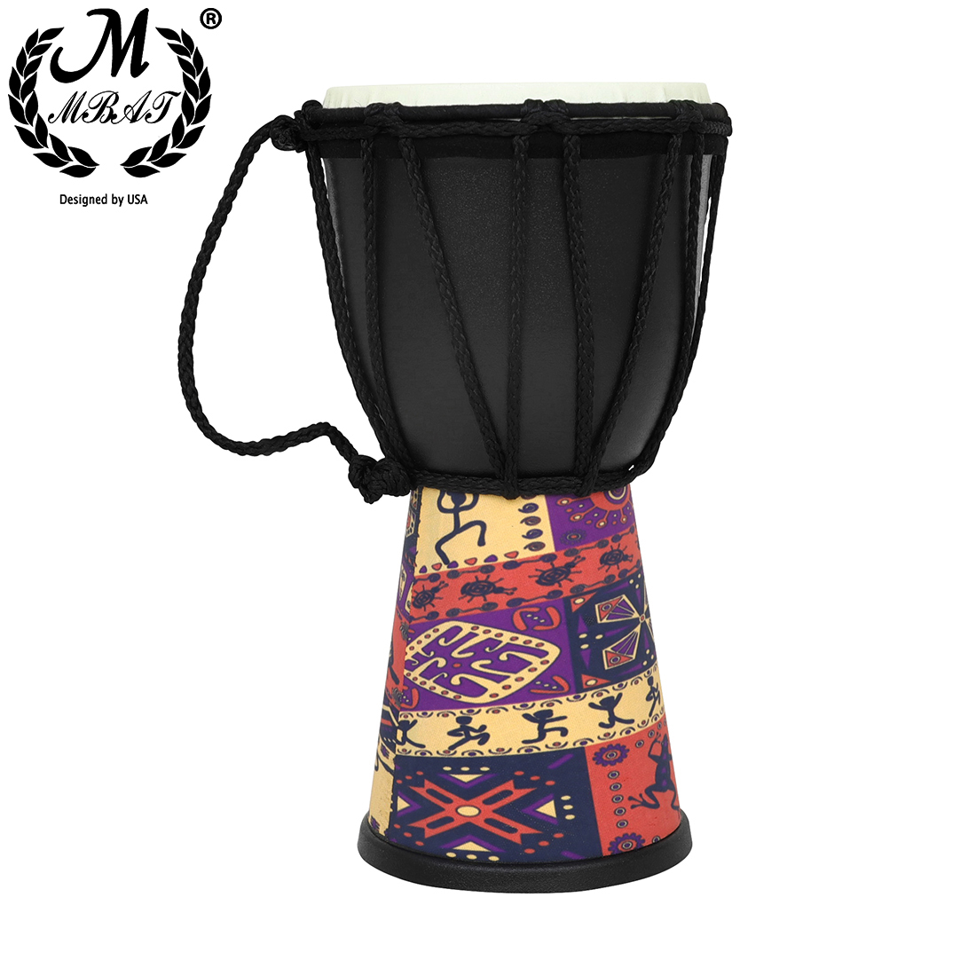 M MBAT 4-Inch Djembe Drum ABS  - Djembe Hand Drum recension och pris