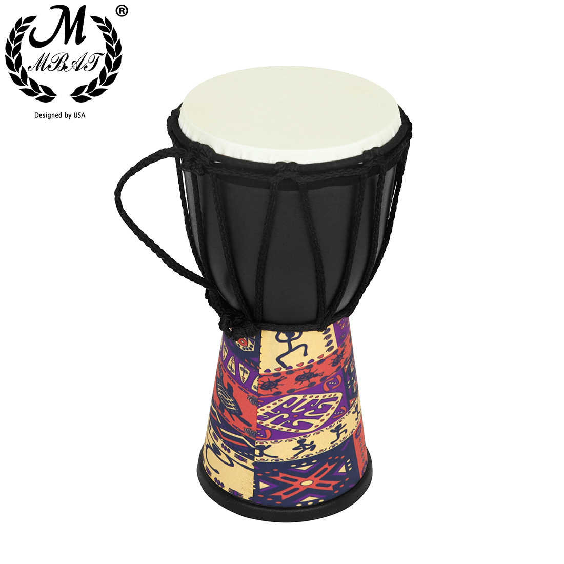 M MBAT 4-Inch Djembe Drum ABS  - Djembe Hand Drum recension och pris