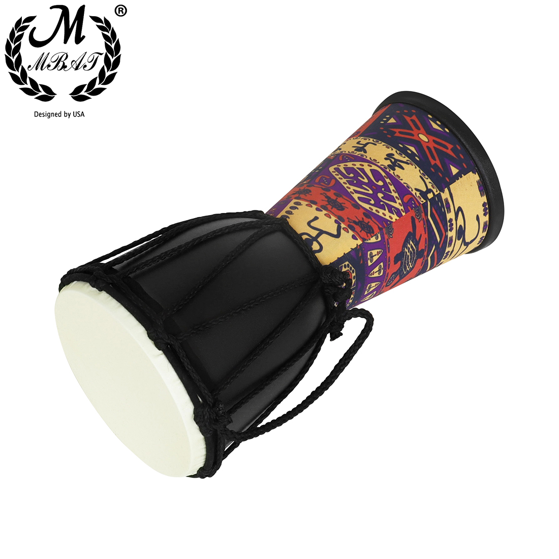 M MBAT 4-Inch Djembe Drum ABS  - Djembe Hand Drum recension och pris