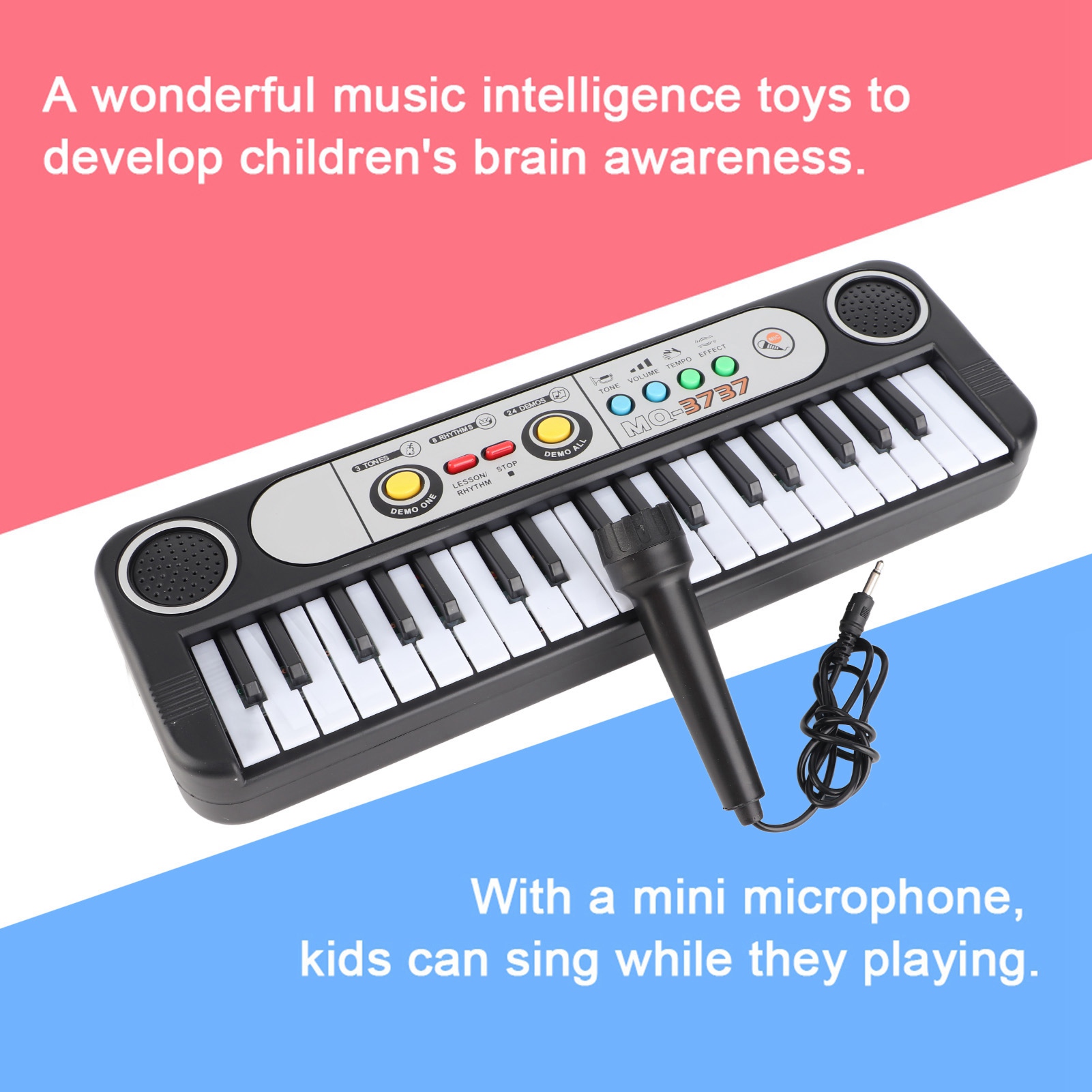 37 Keys Electric Digital Key B - Musical Instrument Of Keyboard recension och pris