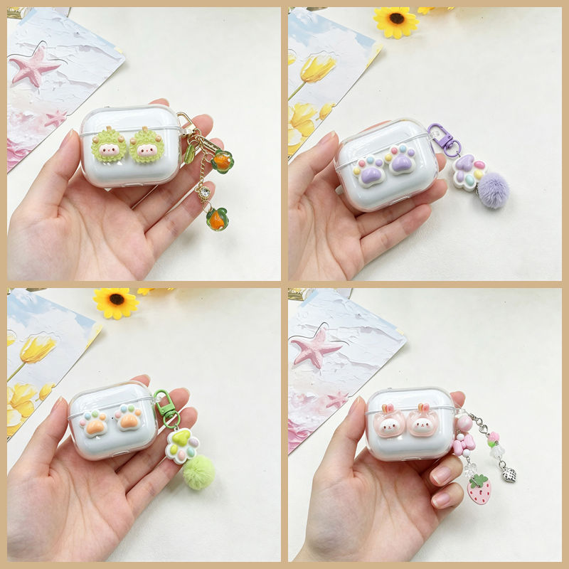 cartoon cute keychain case For - Beats Headphone Powerbeats Pro recension och pris