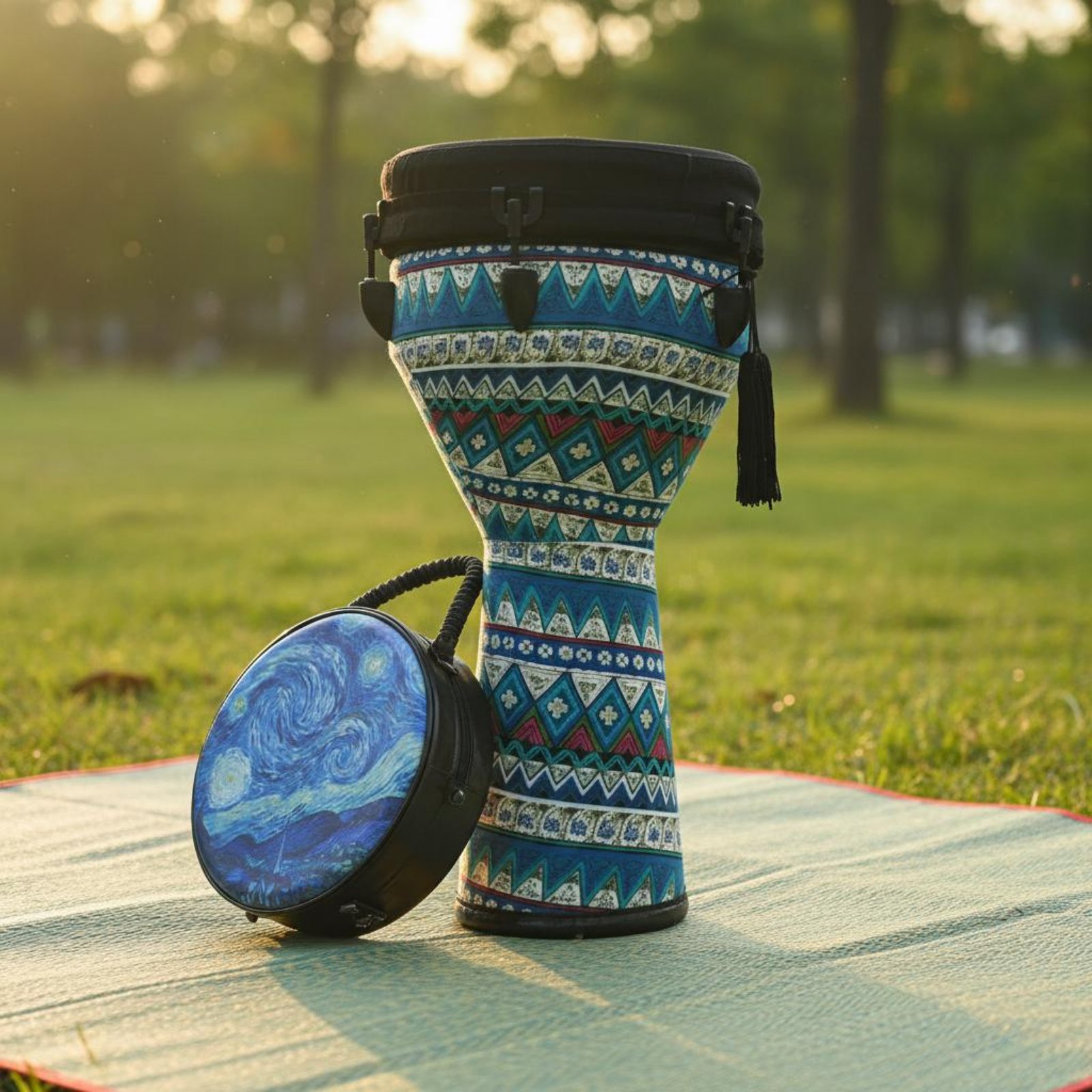 African Djembe Drum Includes C - Djembe Hand Drum recension och pris
