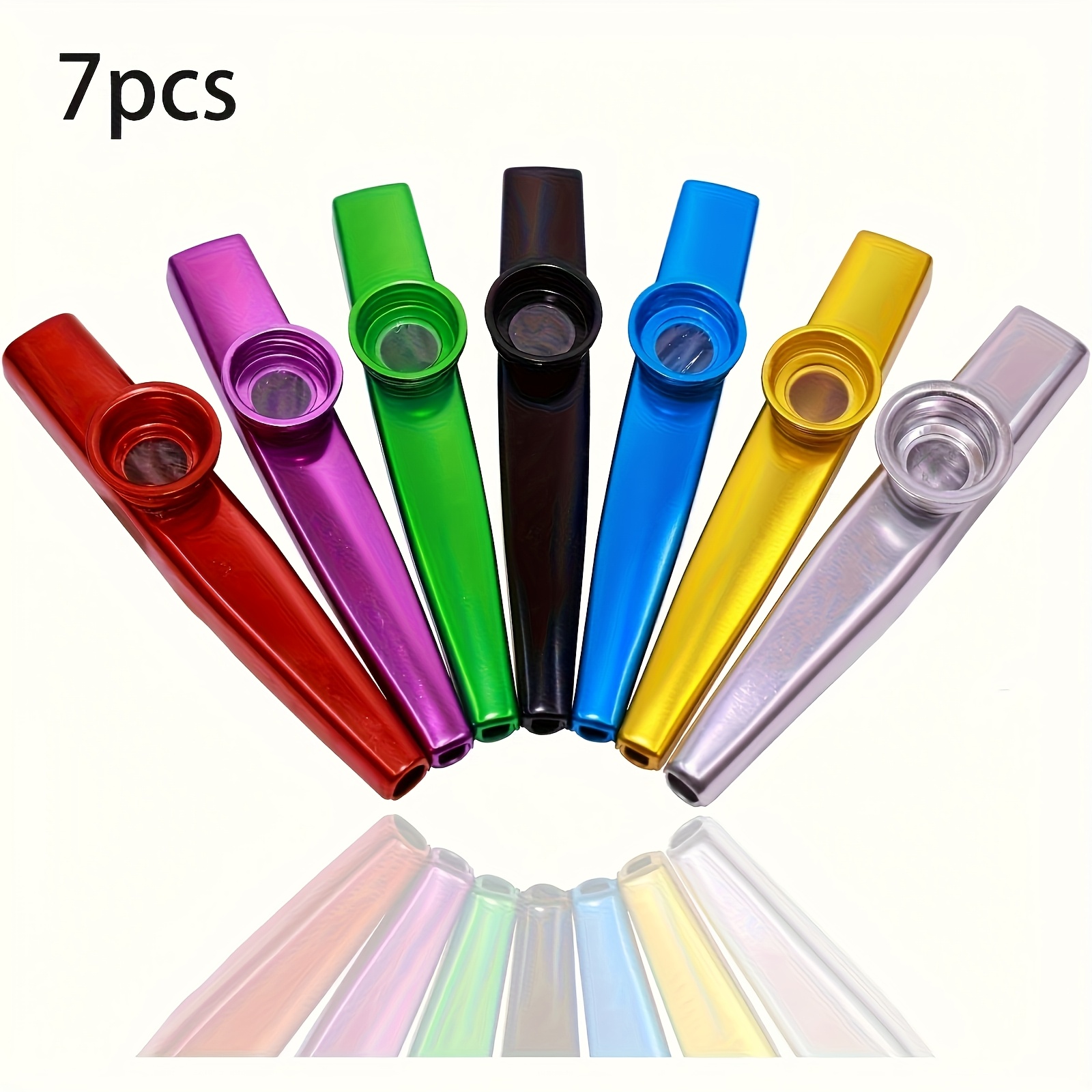 7pcs Metal Kazoos Simple Desig - Musical Instrument Organ recension och pris