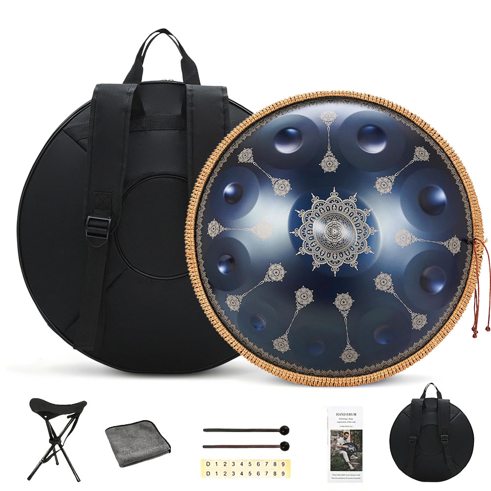 10 Notes Handpan Drum 22 Inch  - Tongue Drum Steel recension och pris