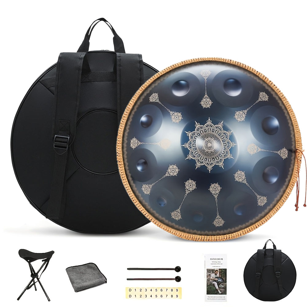 10 Notes Handpan Drum 22 Inch  - Tongue Drum Steel recension och pris