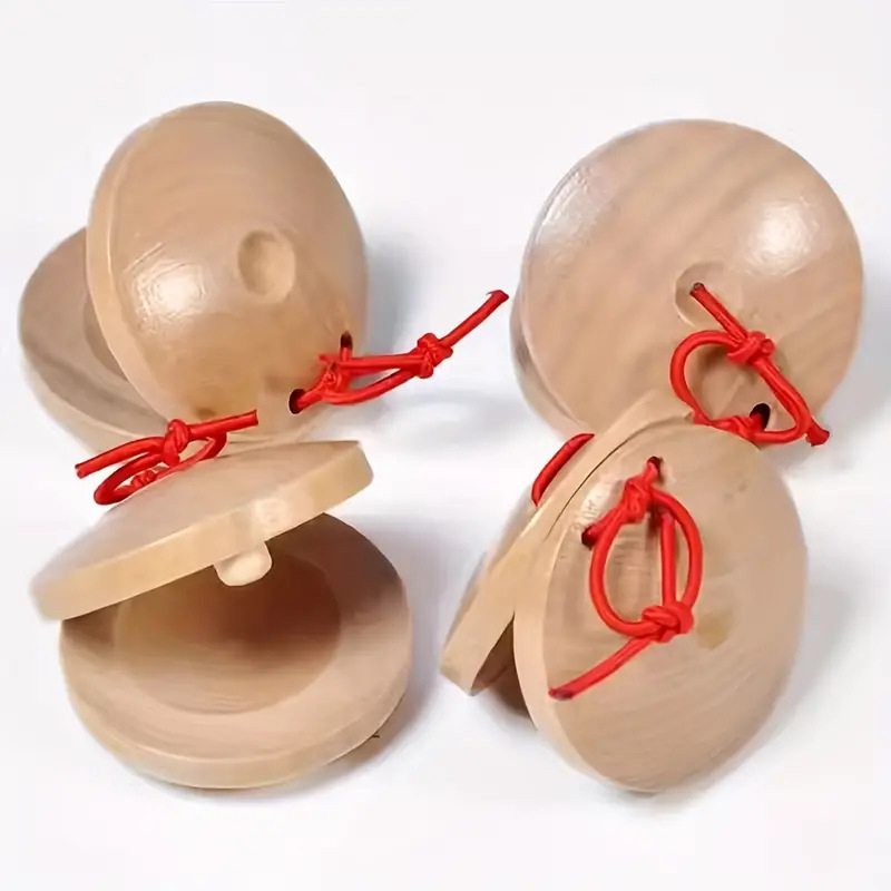 Wooden Castanets Wood Percussi - Castanet Flamenco recension och pris