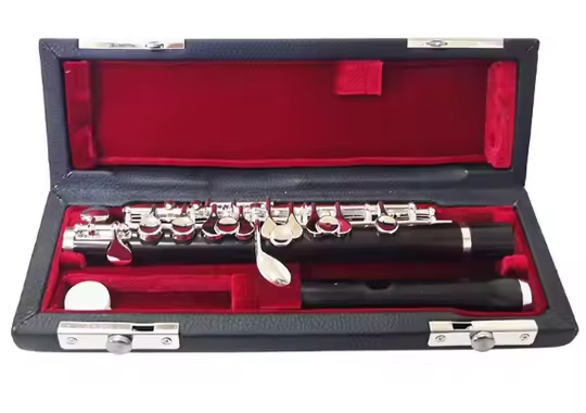 Ebony Piccolo With Silver Plat - Musical Instrument Piccolo recension och pris