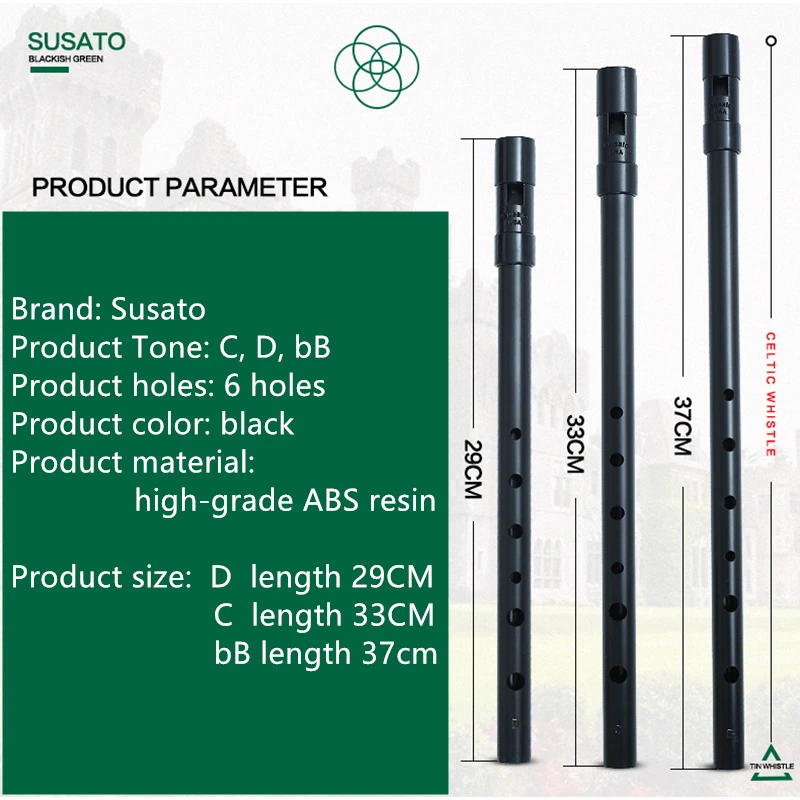 Susato 1 Pcs Small Bore 6 Hole - Musical Instrument Piccolo recension och pris