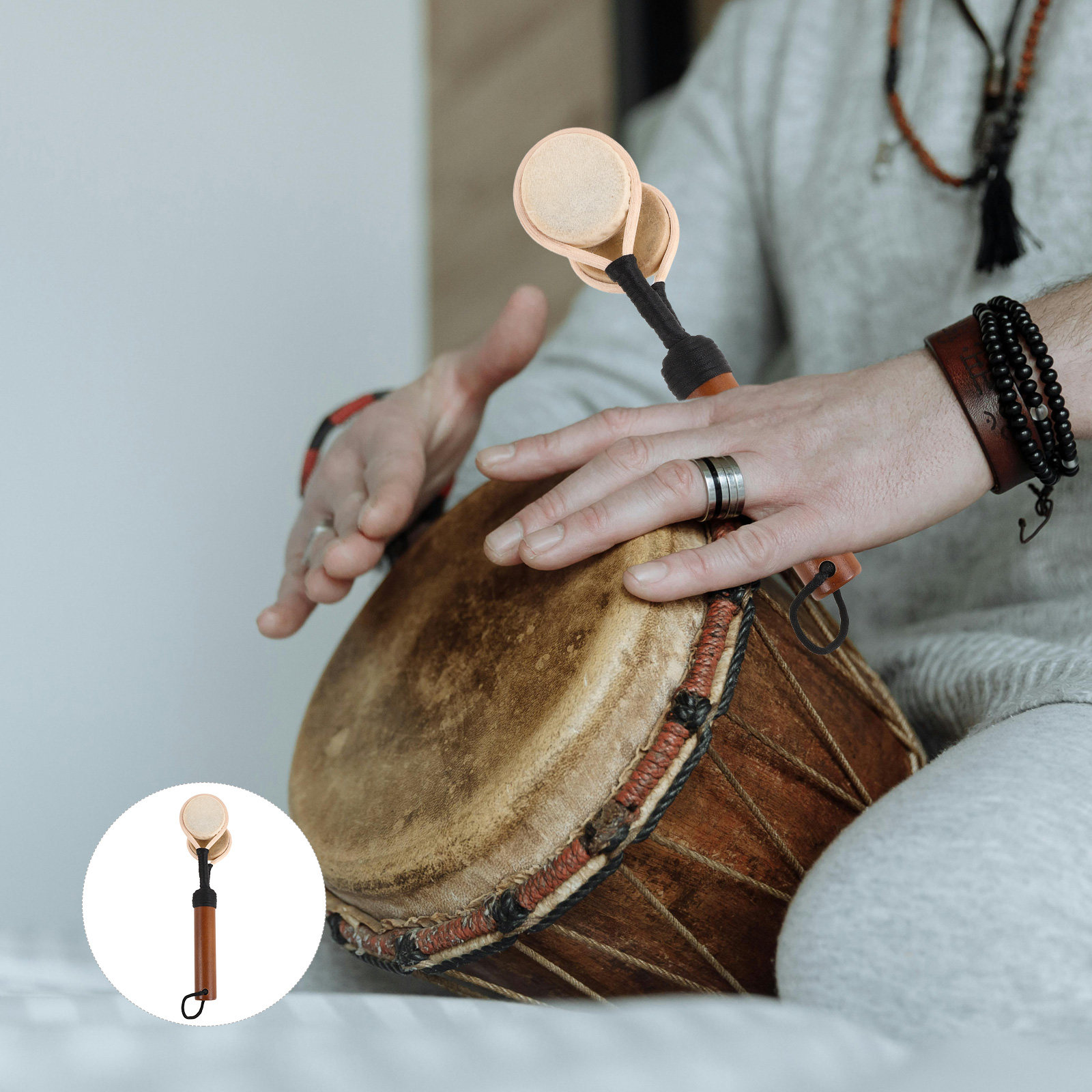 Double Drum Shaker Traditional - A Musical Instrument You Shake recension och pris