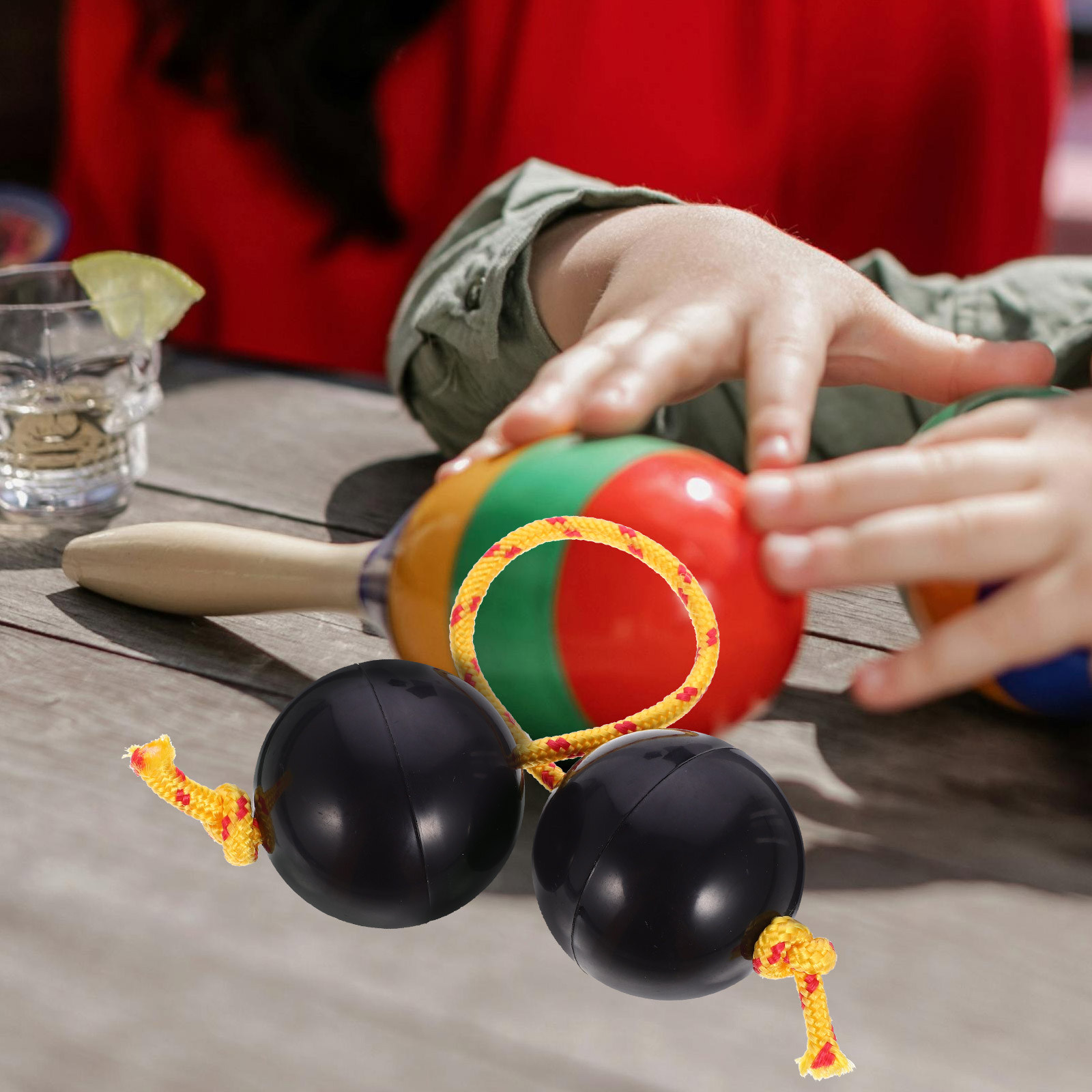 2Pairs African Shaking Ball In - A Musical Instrument You Shake recension och pris
