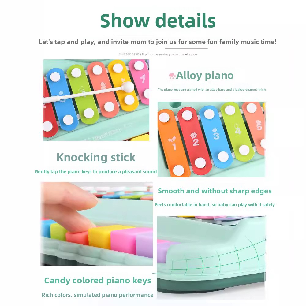 8-Note Xylophone Piano 2-in-1  - Musical Instrument Harmonium recension och pris