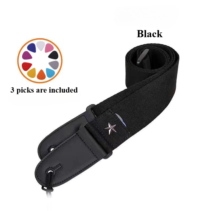 Embroidered Cross Guitar Strap - Musical Instrument Organ recension och pris