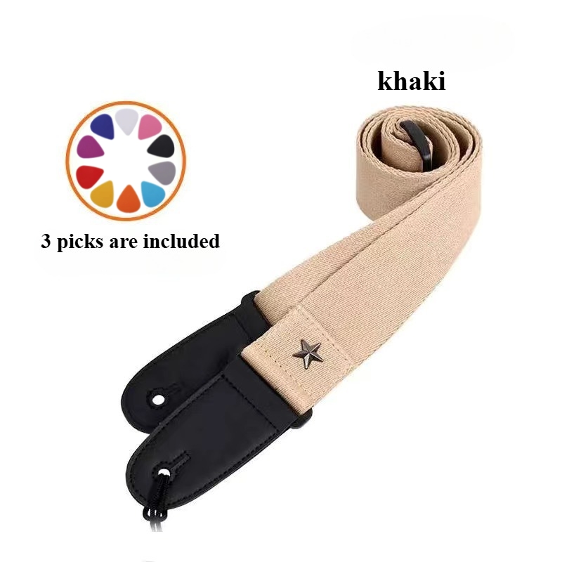 Embroidered Cross Guitar Strap - Musical Instrument Organ recension och pris