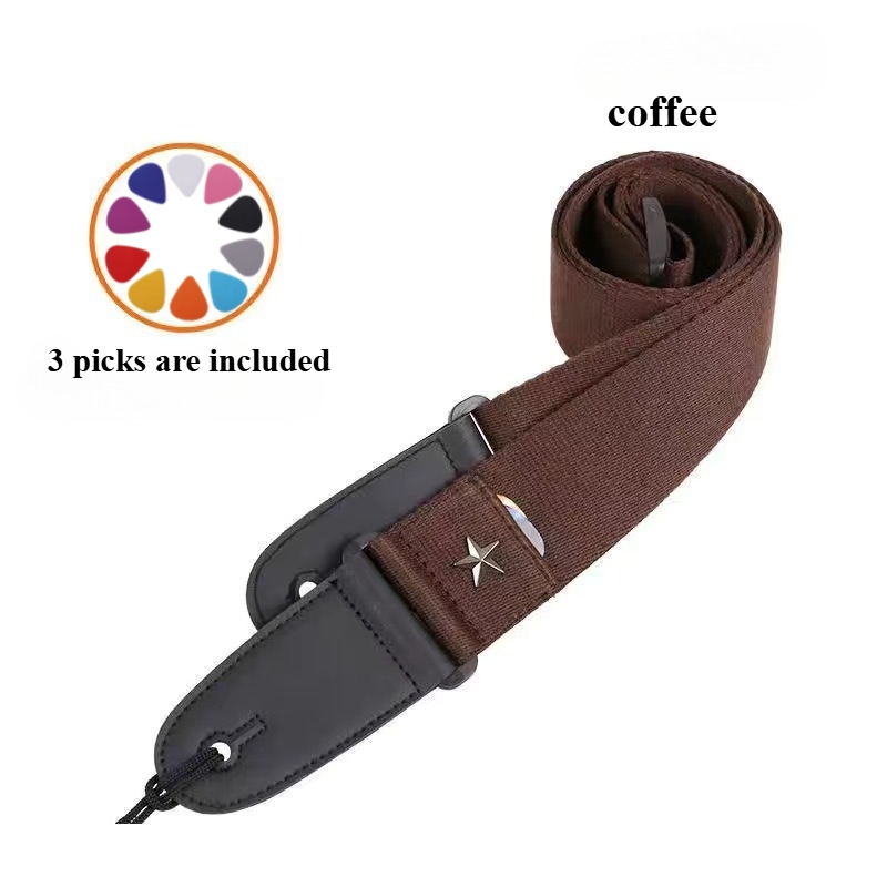Embroidered Cross Guitar Strap - Musical Instrument Organ recension och pris
