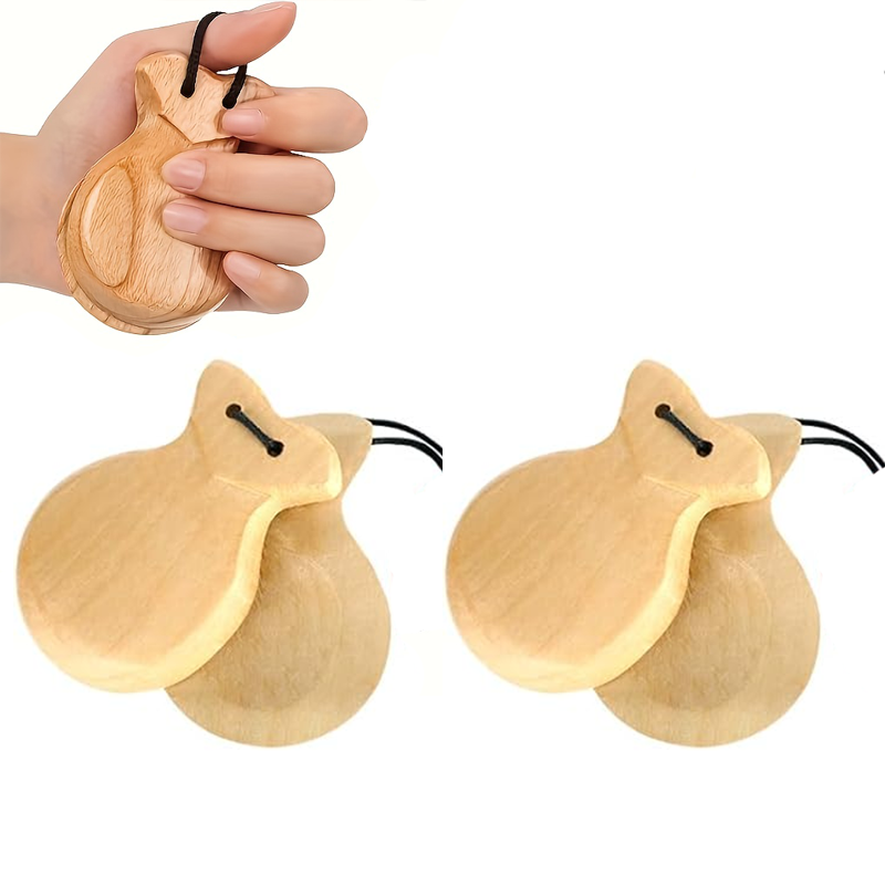 2 Pack Spanish Castanets Flame - Castanet Flamenco recension och pris