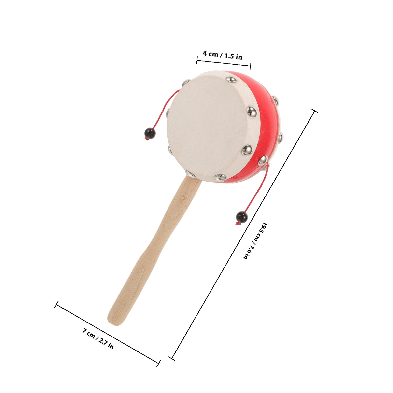 Drum Handheld Shaking Musical  - A Musical Instrument You Shake recension och pris