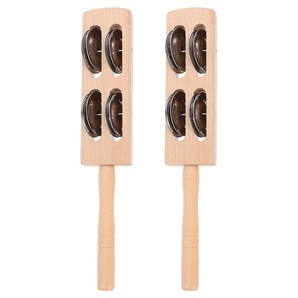 2Pcs Shaking Bell Wooden Percu - A Musical Instrument You Shake recension och pris