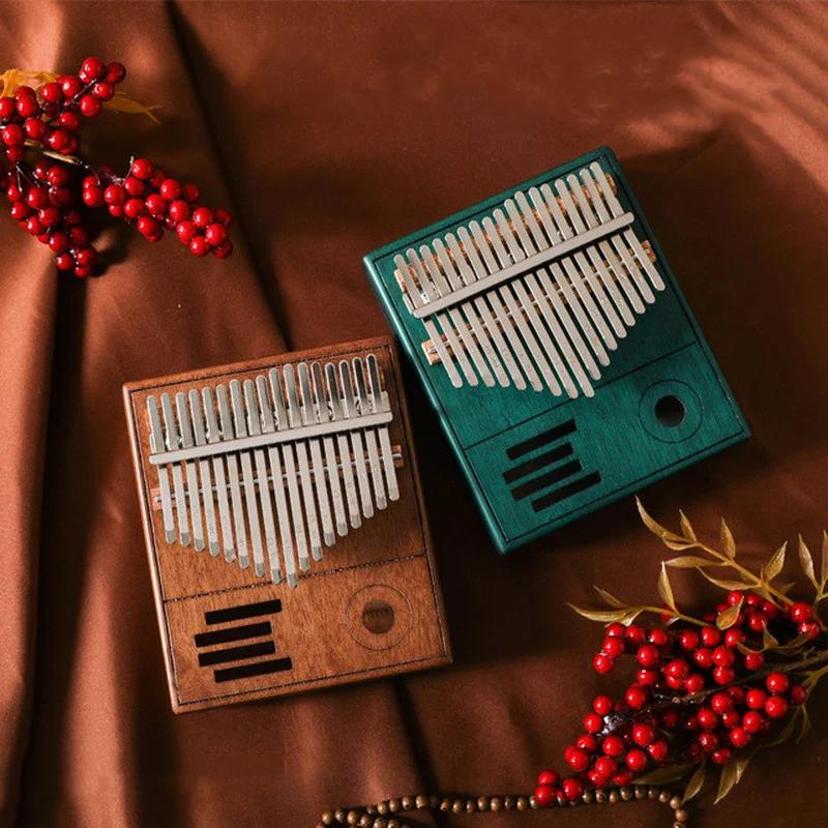 Retro Kalimba 17 Key Thumb Pia - Musical Instrument Box recension och pris