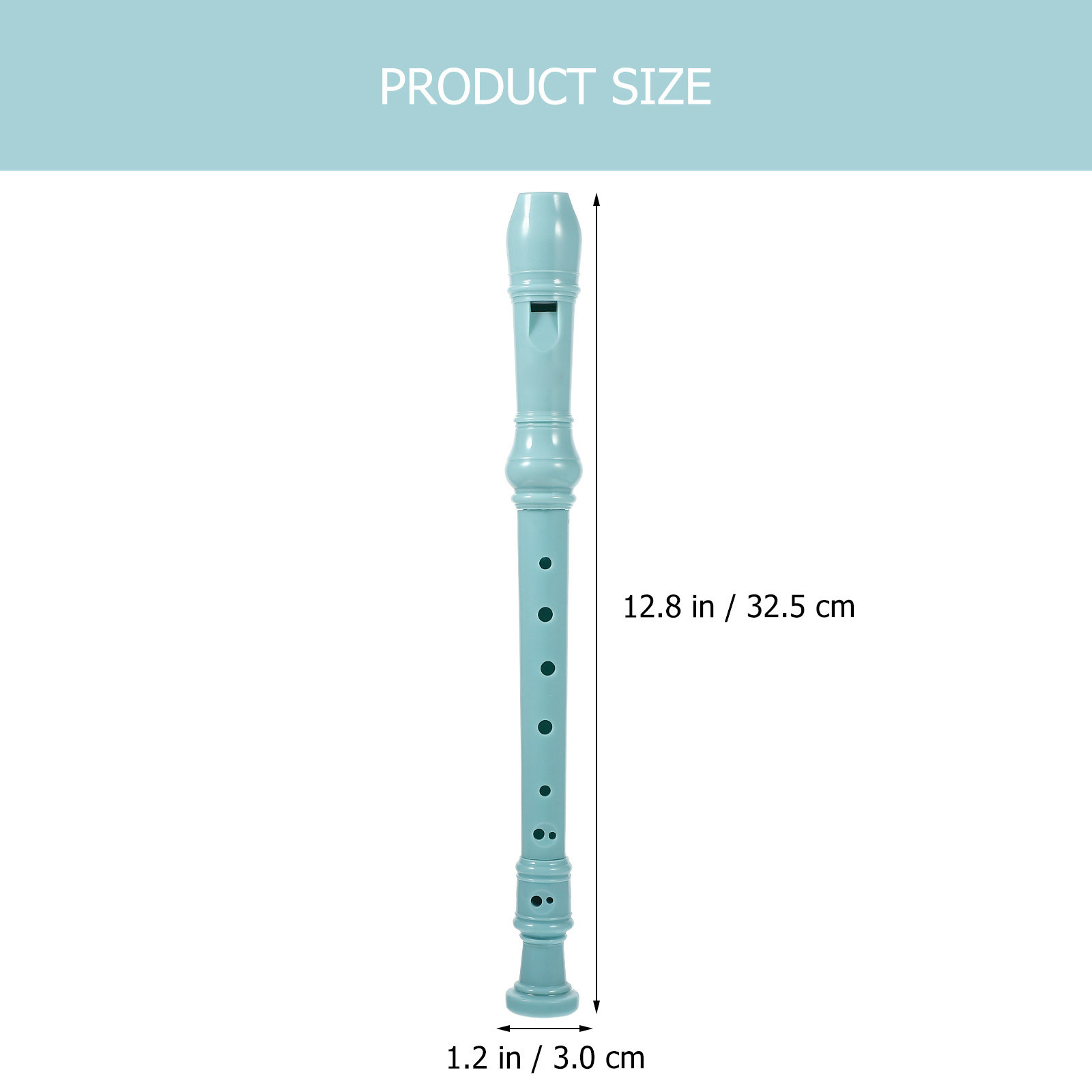 1Set Kids Soprano Recorder 8-H - Soprano Recorder Plastic recension och pris