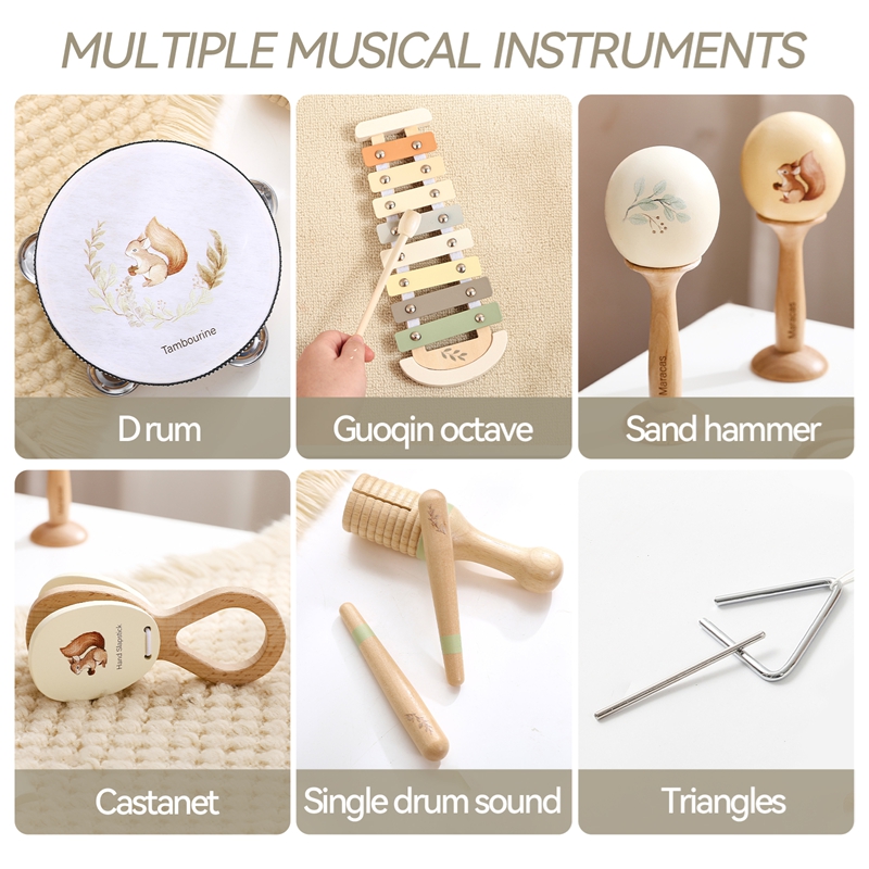 Baby Music Toys Maracas Drum X - Musical Instrument Harmonium recension och pris