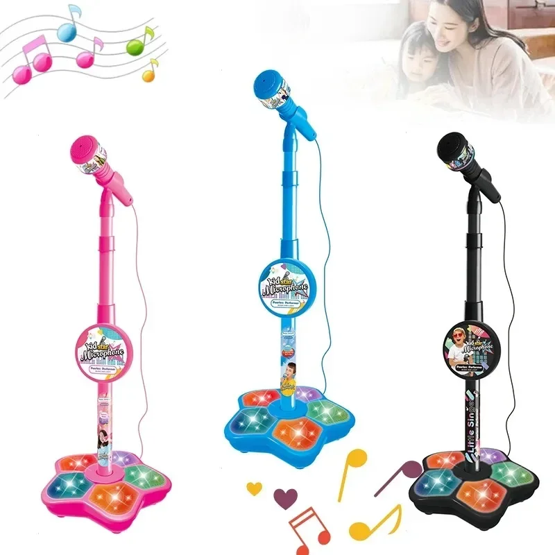 Kids Microphone with Stand Kar - Song With Musical Instrument recension och pris