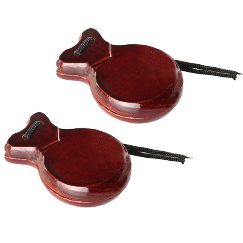 2Pcs Traditional Castanet Wood - Castanet Flamenco recension och pris