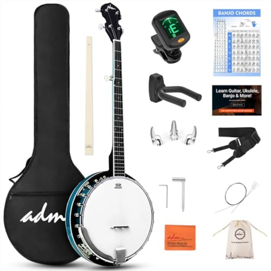 Banjo 5 String Full Size Banjo - Banjo 5 String Open recension och pris