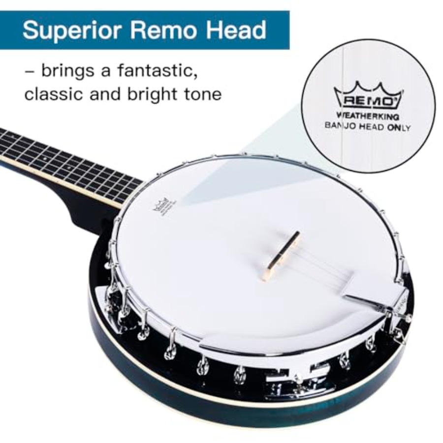 Banjo 5 String Full Size Banjo - Banjo 5 String Open recension och pris