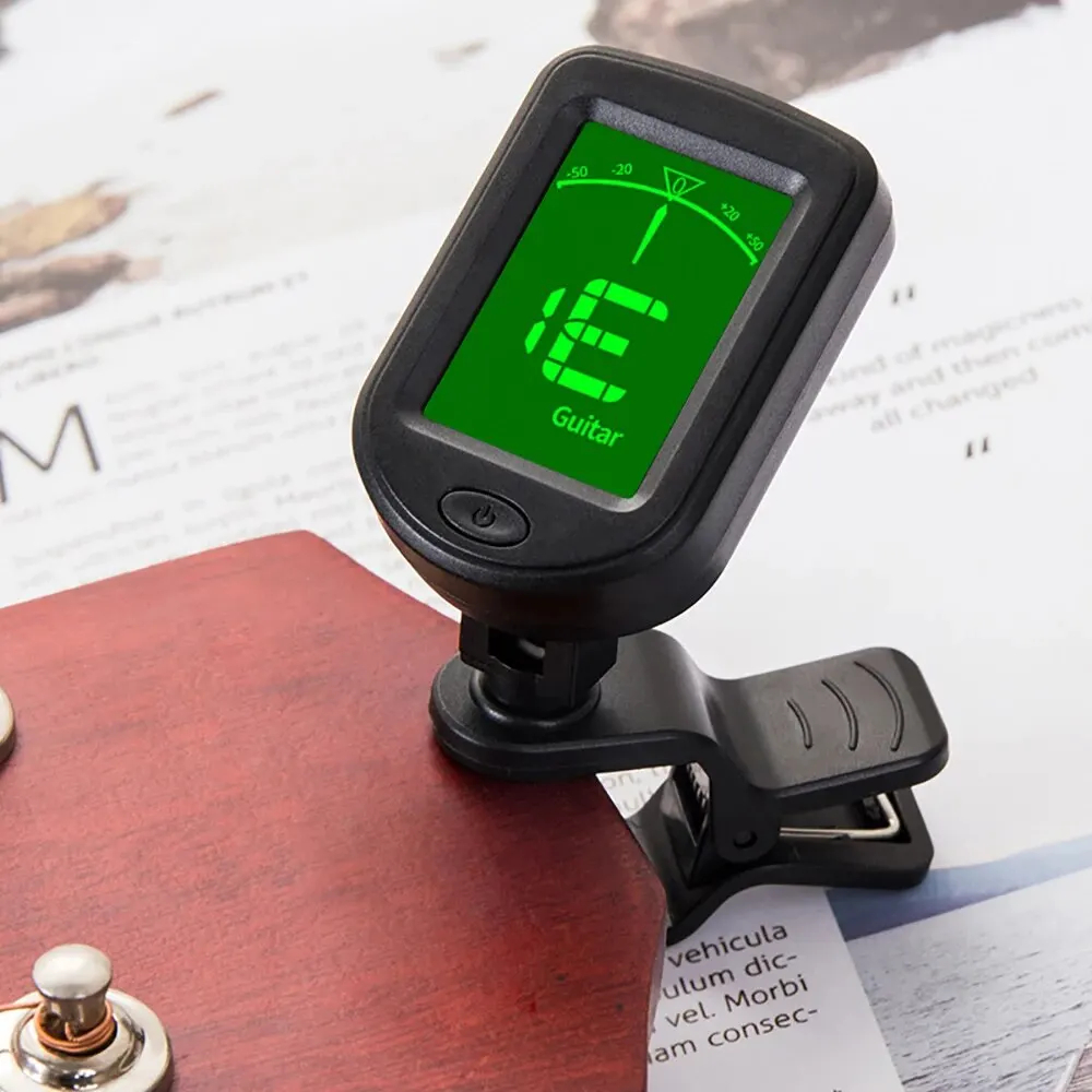 T-02 Guitar Tuner Clip-on Chro - Musical Instrument Organ recension och pris