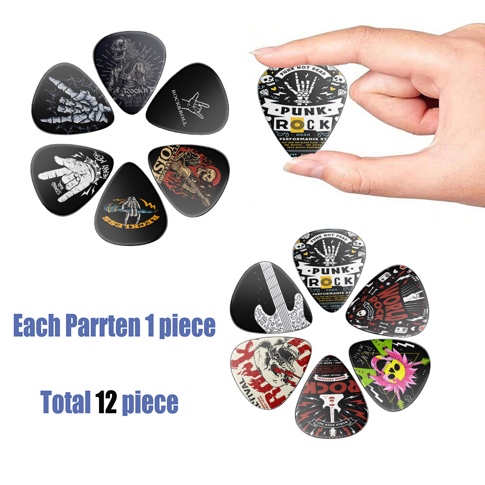 12 Pieces Guitar Picks 0.46mm  - Musical Instrument Organ recension och pris