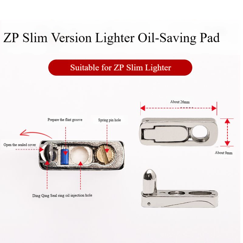 Metal Slim Lighters Insert Sea - Musical Instrument Zither recension och pris