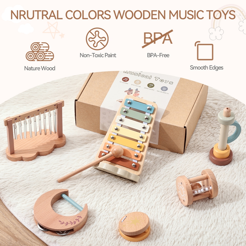 1Set Musical Instruments With  - Musical Instrument Harmonium recension och pris
