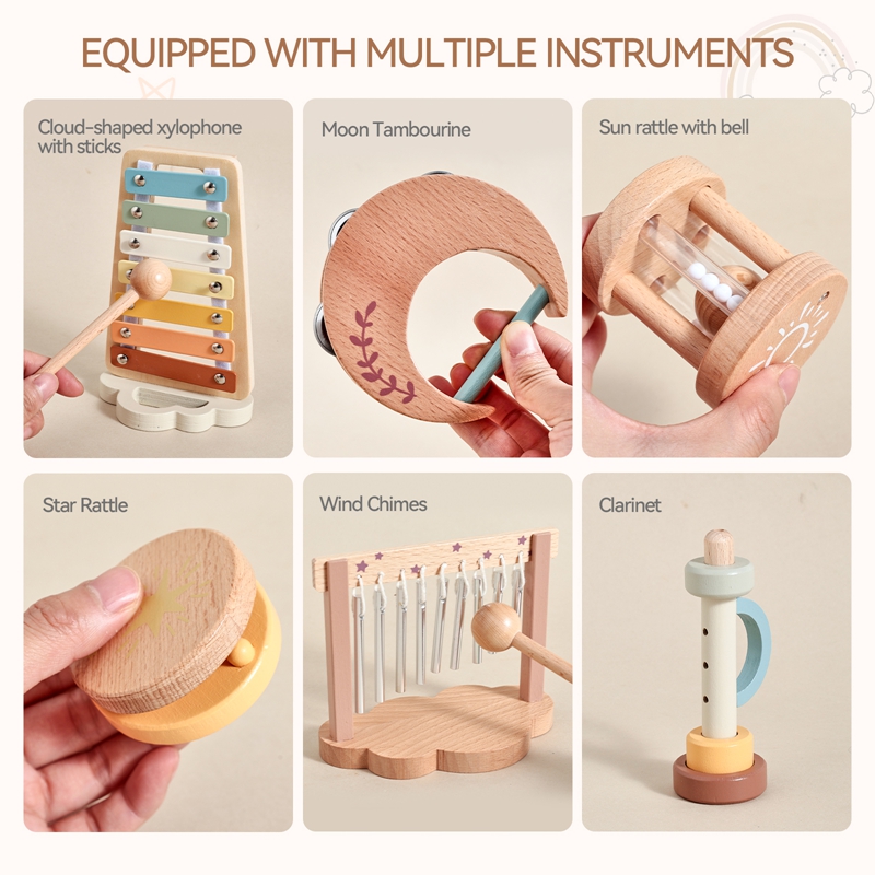 1Set Musical Instruments With  - Musical Instrument Harmonium recension och pris