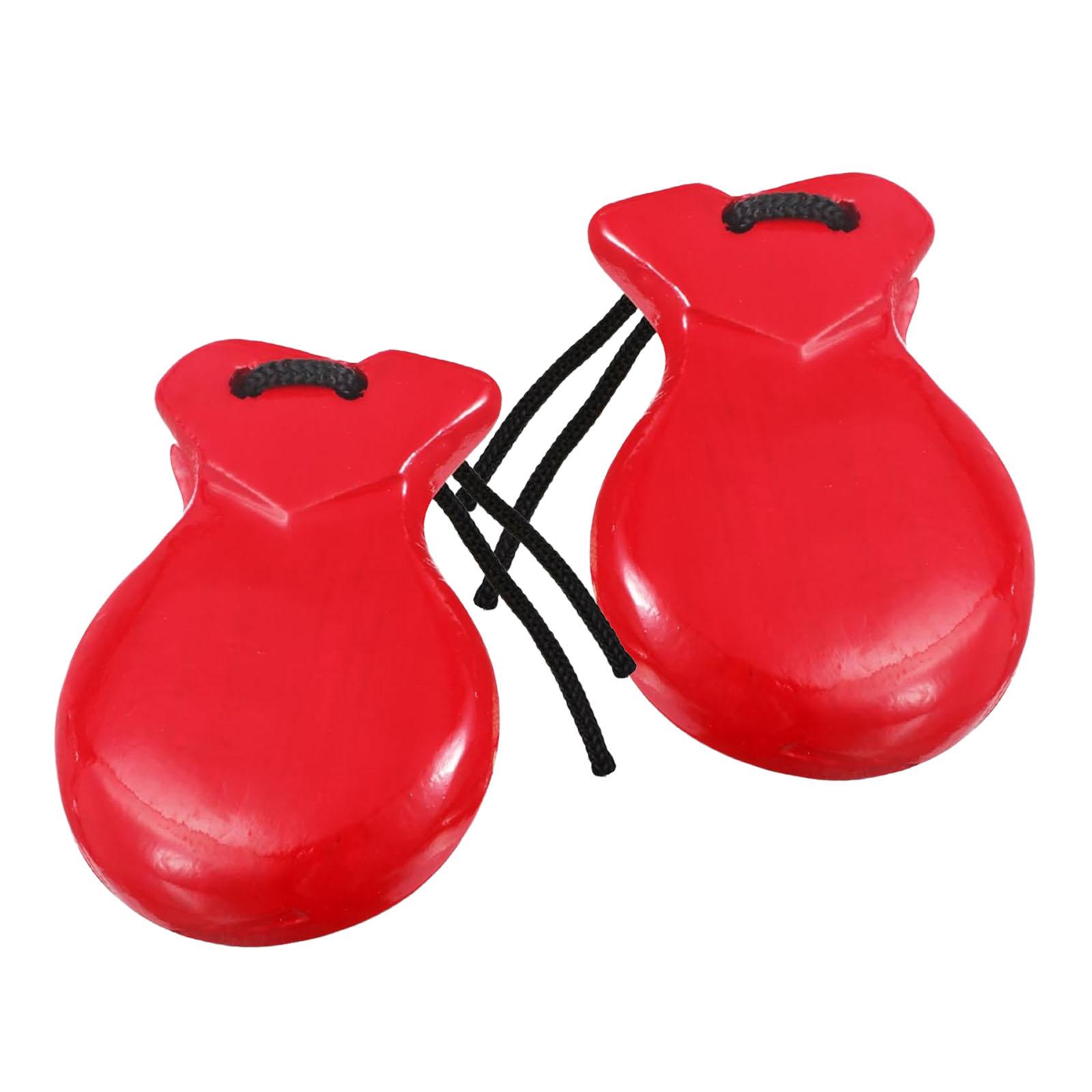 2Pcs Wood Spanish Castanets Pe - Castanet Flamenco recension och pris