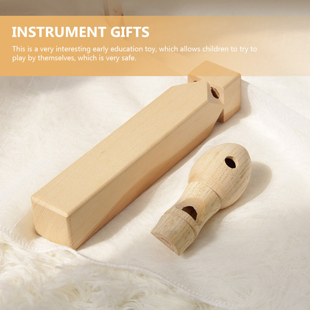 Wooden Bird Caller Whistle Sma - Song With Musical Instrument recension och pris