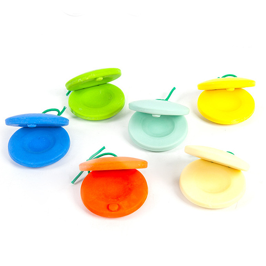 3pcs Wooden Castanets Orff Per - Castanet Flamenco recension och pris